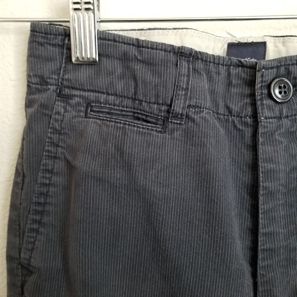 Gap Kids Grey Pinstripe Khakis Size 8 - Picture 2 of 8